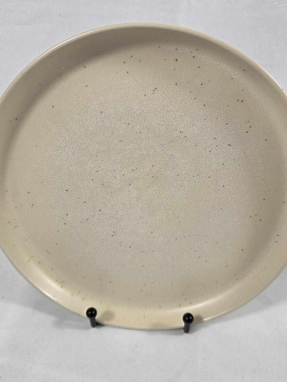 ONE Project 62 Tilley Cream Salad Plate Cream Color Speckled 10 5/8 Inch